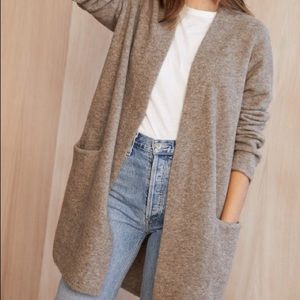 Jenni Kayne Oatmeal Sweater Coat | Size S